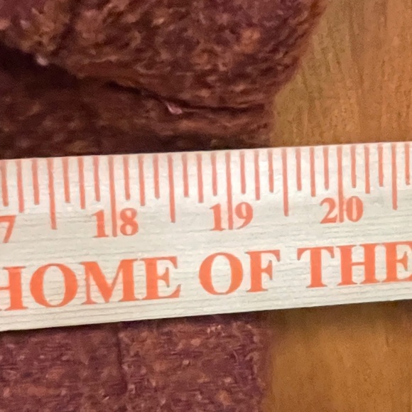 Zara Rust Double Breasted Tweed Coat Medium Perfect for Autumn! - Picture 9 of 10